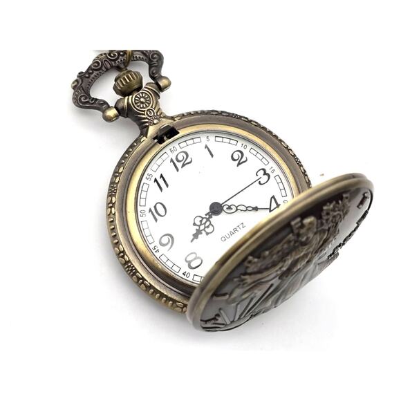 Walking Liberty Pocket Watch - Vintage Coin, Silver Dollar. Rare Collectible - Picture 7 of 11